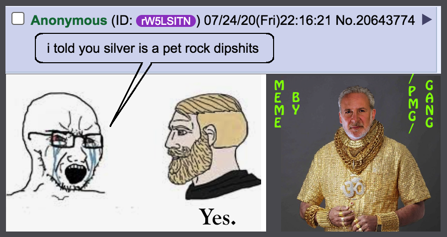 silver is pet rocks